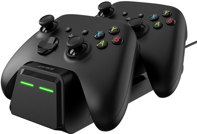 조이트론 XBOX Series X/S 듀얼 차저 충전 거치대 + 배터리팩 포함, 1개