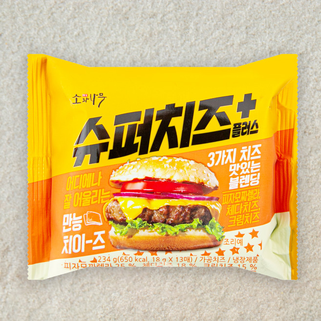 소와나무 슈퍼치즈플러스 13매입, 18g, 1개, 13개입