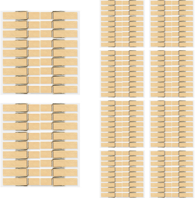 유니아트 1000 나무집게 중 18p, 원목, 10개