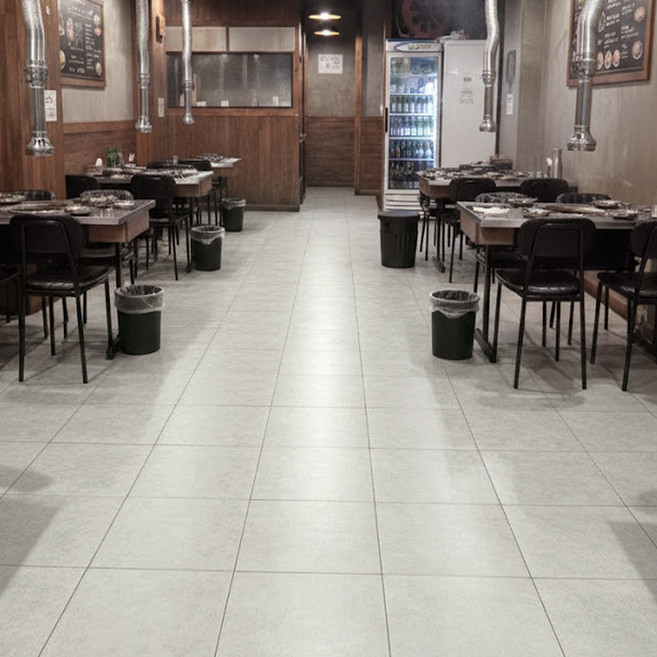 로즈로사 2T 본드식 데코타일 콘크리트 패턴 바닥재 ECB-2204 400 x 400 x 2mm, 베이지, 10개