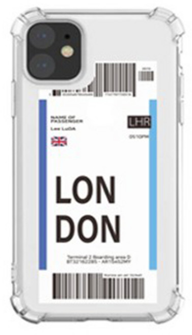 루다 비행기 티켓 보딩패스 휴대폰 케이스