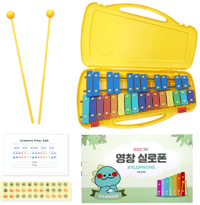 HDC Youngchang 木琴 YX-27N, 黃色, 1個