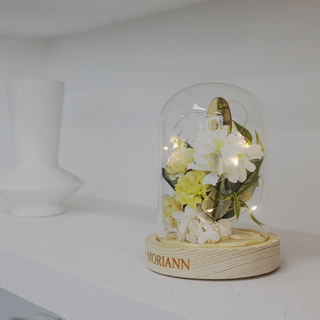 모리앤 언제나 사랑해 유리돔 조명, 라임옐로우