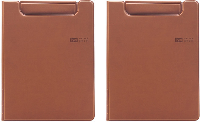 인디 마그네오 레포트 화일 A4 IG0137, 브라운, 2개