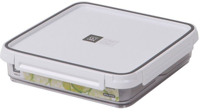 Changsin Living 昌信生活 Skylock 大型四格密封保鮮盒 1.7L, 容器 + 蓋子, 1個