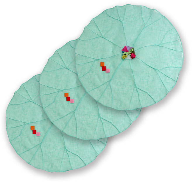 해피툴 모시조각 밥상보 에메랄드, 3개