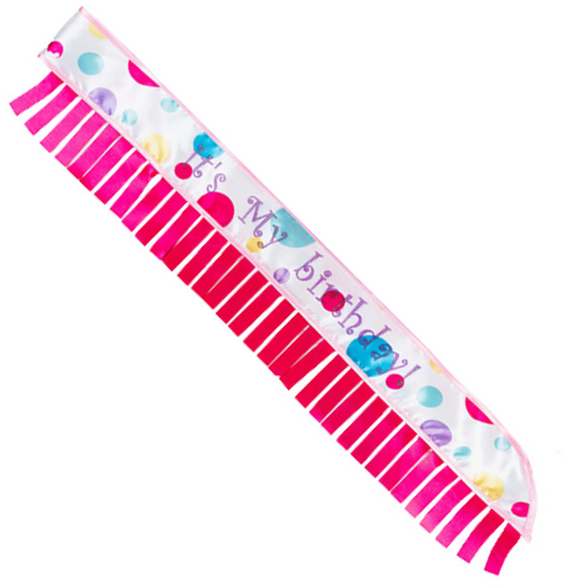 미미파티 생일 파티 어깨띠 미스코리아 공주 파티용품 수술, 마이벌스데이, 1개