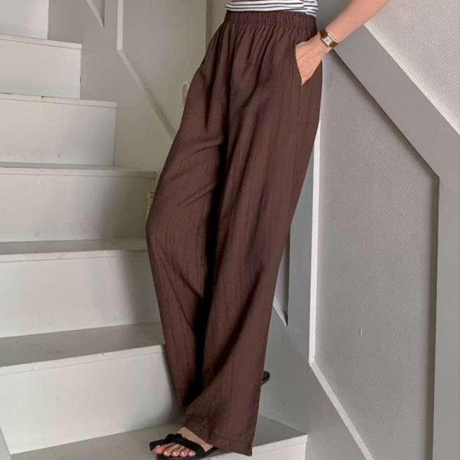 Sugarfun Makiel 女款直筒寬褲