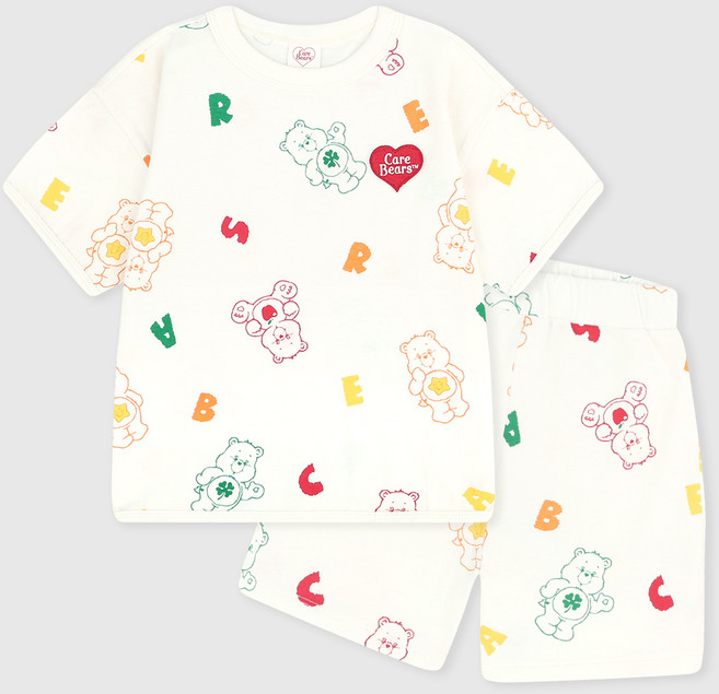 兒童用 Care Bears 字母 Care Bears 上下衣套裝