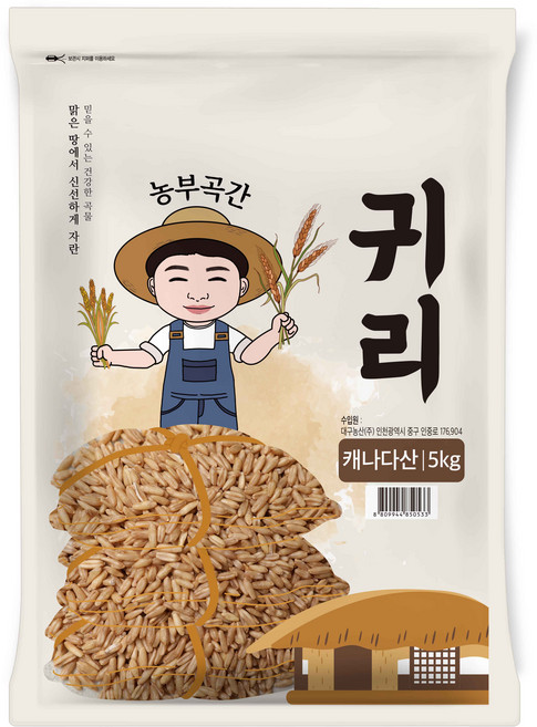 농부곡간 캐나다산 귀리, 5kg, 1개