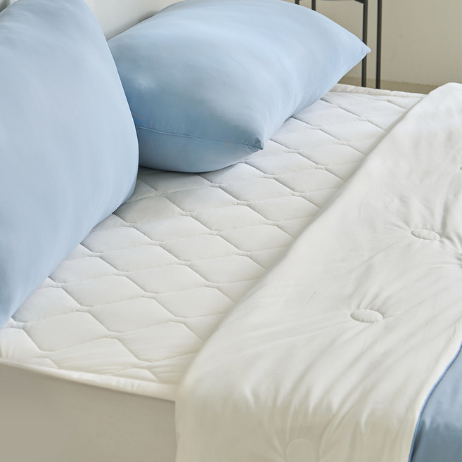 베네베딩 쿨넥사 냉감 침대 패드, 아이보리, 쿨매트