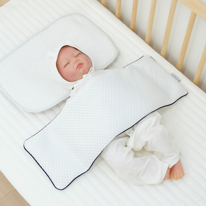 이몽 듀라론 냉감 가슴안정 6구획 좁쌀 태열베개, 혼합색상, 1개