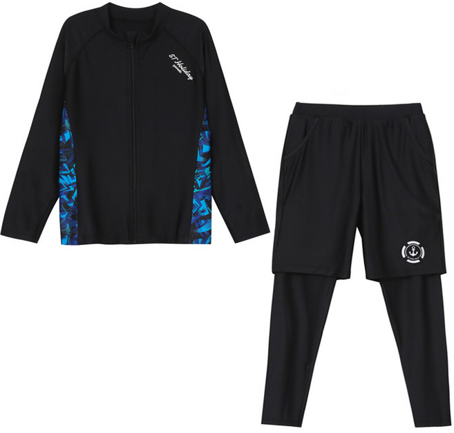 에스티홀리데이 남아용 래쉬가드 집업상하세트 C245-7