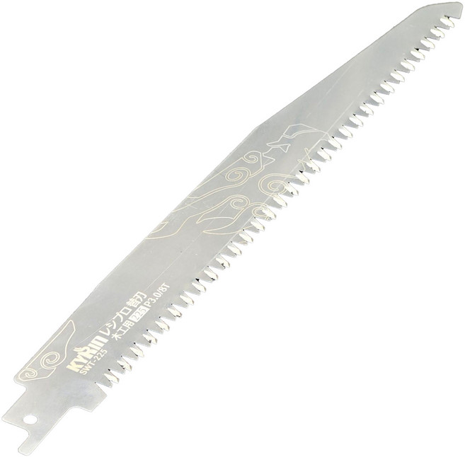 KYRIN 麒麟工具 往復鋸軍刀鋸替刃225mm/8T 木工用, SWT-225, 1個