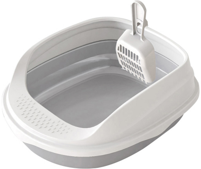 SAY COCOA 고양이 거름망 화장실, 그레이(JT6973), 1개