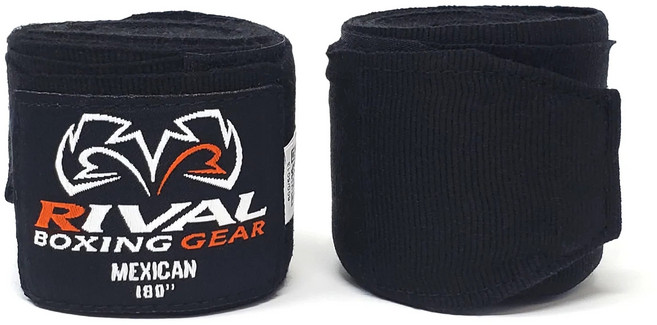 라이벌 멕시칸 복싱 핸드랩, 블랙, 1세트