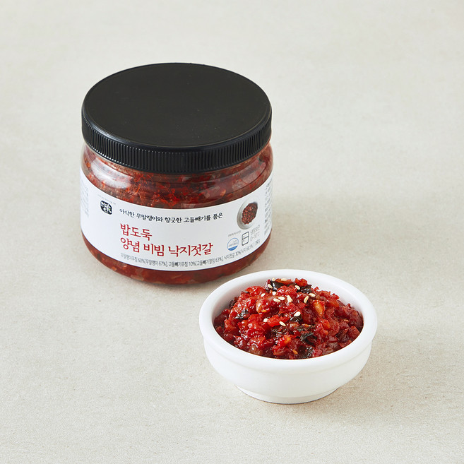 담가 순창 밥도둑 양념 비빔 낙지젓갈, 350g, 1개