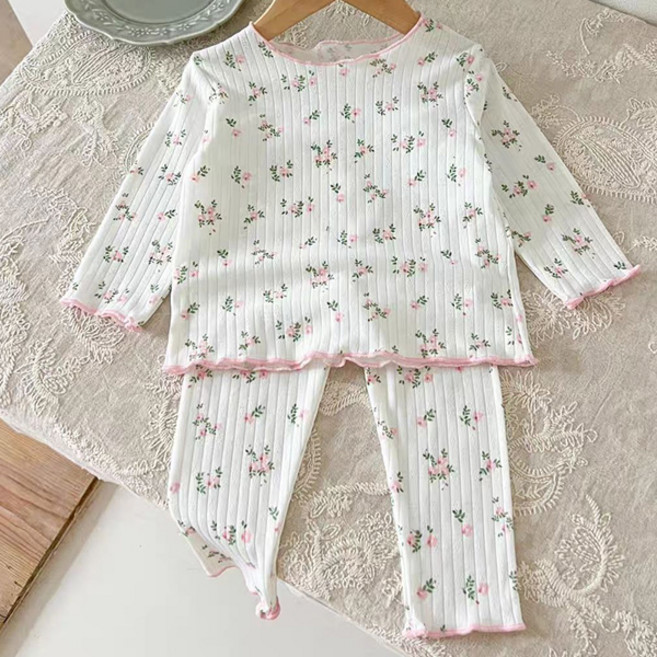 조이멀티 엠케이 아동용 티니플라워 긴팔 날라리 실내의 세트