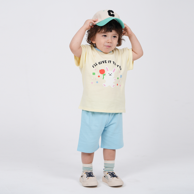 KIDSCOMO 兒童To You短袖上下裝套組