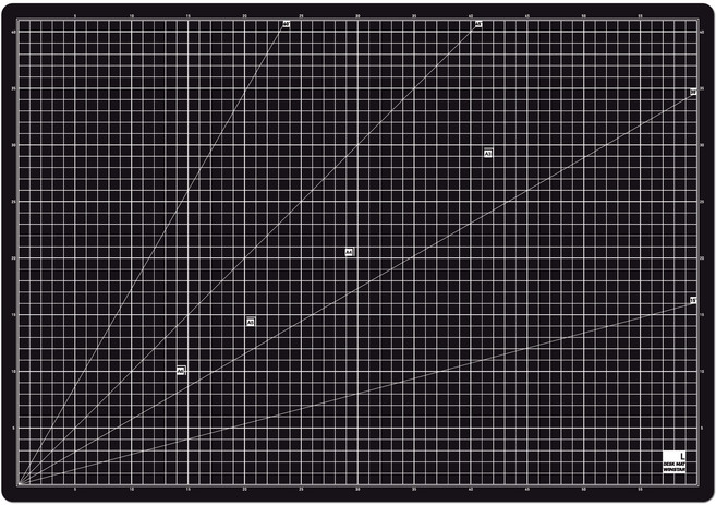 WINSTAR 彩色桌墊, 黑色