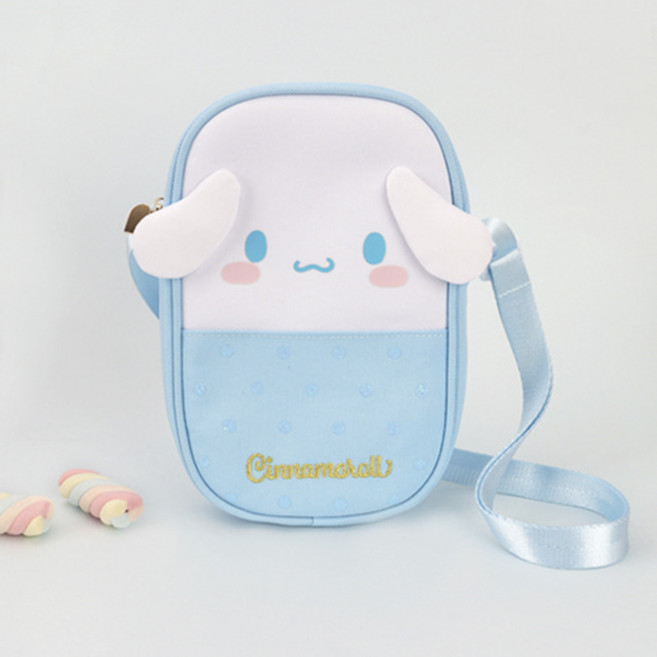 WINGHOUSE 三麗鷗大耳狗喜拿臉型手機包