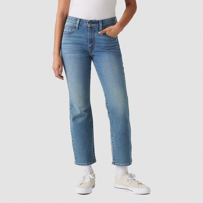 리바이스 여성용 725 어센틱 킥 부츠 리젝티드 진 001W1-0003