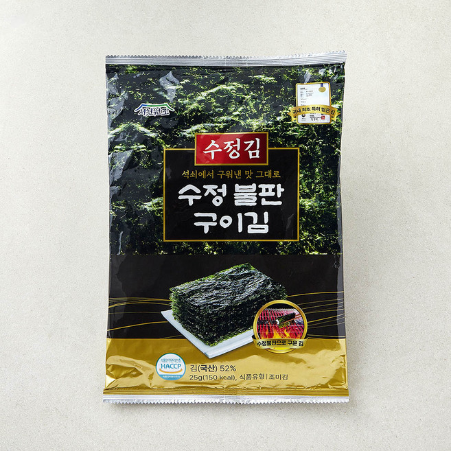 수정김 수정 불판 구이김 전장, 25g, 1개