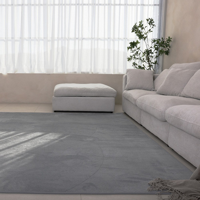 엄마가만든집 극세사 미끄럼방지 거실 침실 카페트