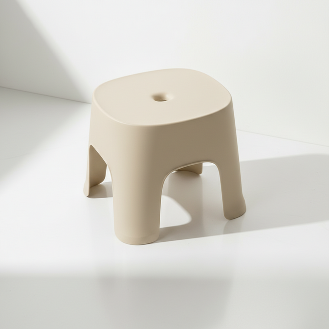 조인메이드 적층이 쉬운 다용도 욕실 의자, 베이지