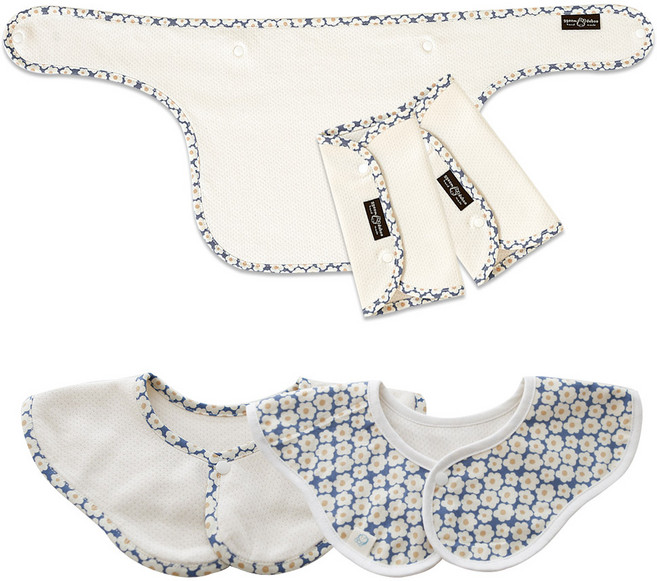 꿈꾸는두부 아기띠 침받이 + 롤링 턱받이 2종 세트, 아이캔후라이, 1세트