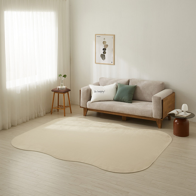 LEREVE 브리오 생활방수 워셔블 비정형 러그