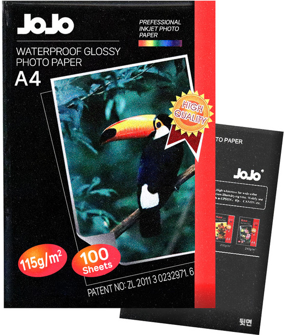 조조 다다 고광택 포토용지 115g, A4, 100매