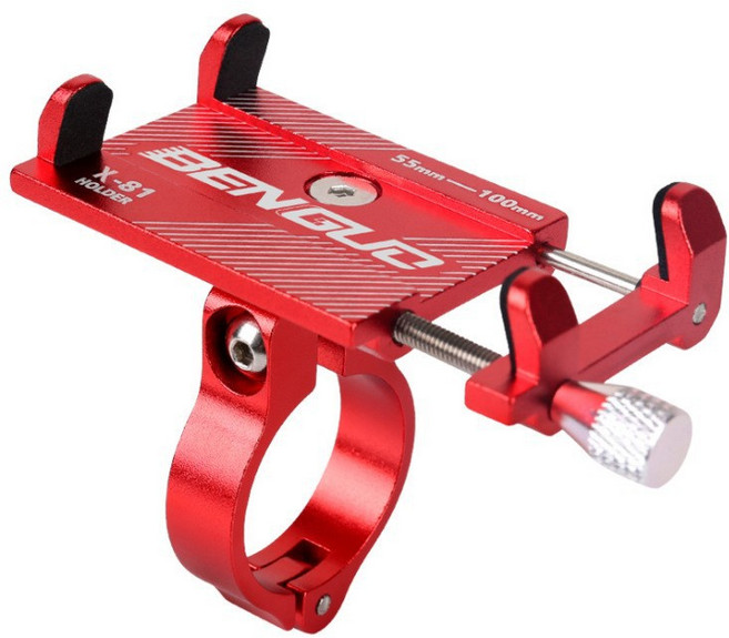 픽센드 알루미늄 자전거 거치대, 레드, 1개