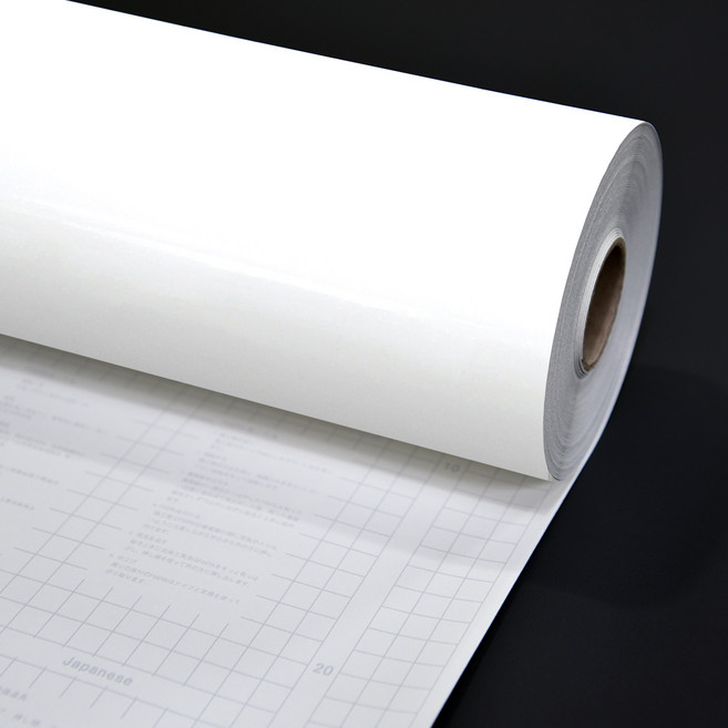 데코리아 셀프 접착식 고광택 칼라시트지 RTH-00, RTH-001백색고광택, 폭 100cm x 길이 5m