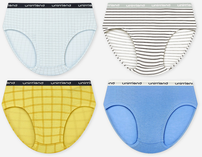 유니프랜드 남아용 심플레오 삼각팬티 4종 세트