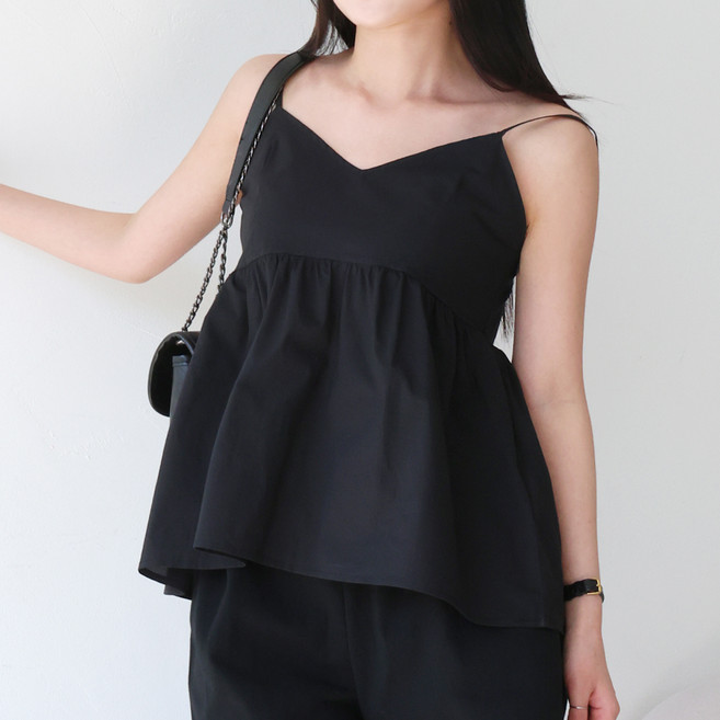 Dotif 女款O環傘襬無袖上衣 T24SS1-A0275