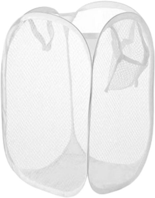 하이퍼플래닛 하이퍼 펀칭 메쉬 빨래 바구니, 화이트