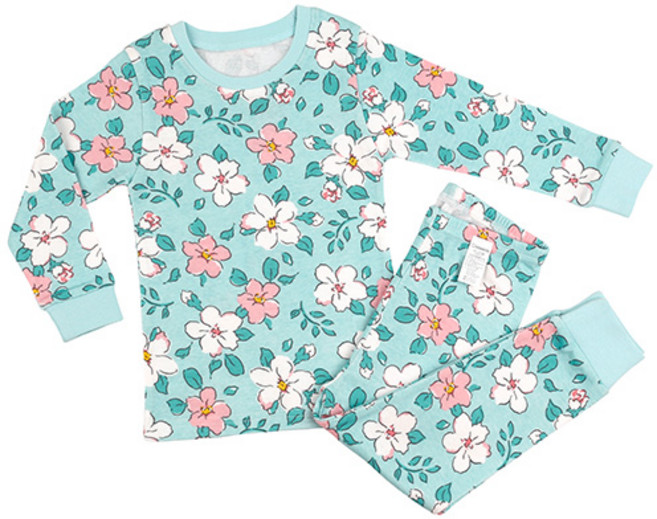 메이키즈 여아용 럽미플라워 30수 후라이스 내의