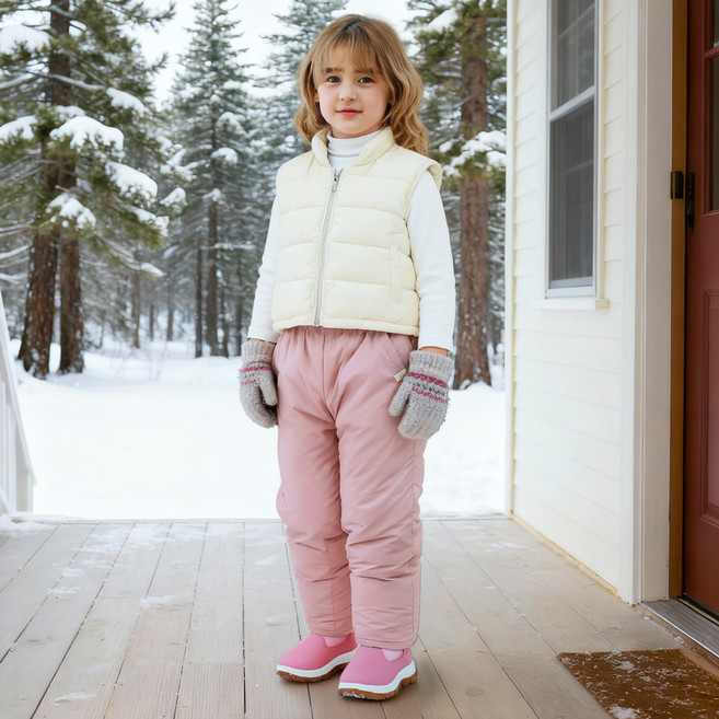 bayb 아동용 방수 눈썰매 스노우 스키 팬츠