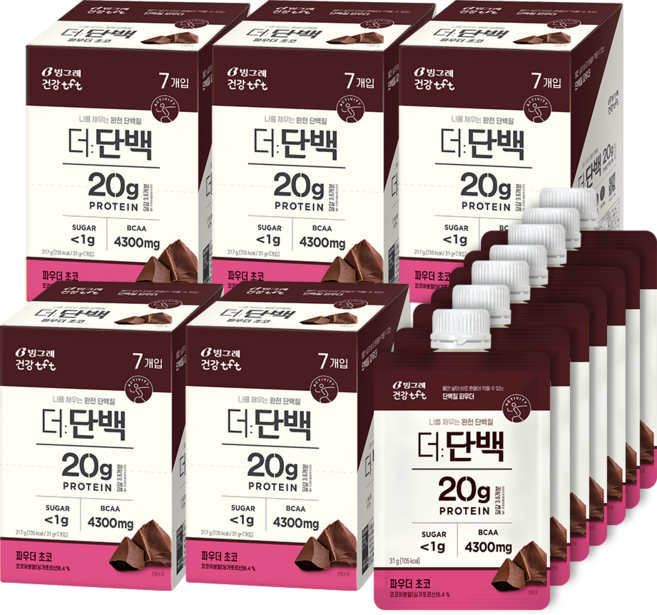 Deo Danbaek 蛋白奶昔沖泡飲 巧克力口味, 42包, 31g