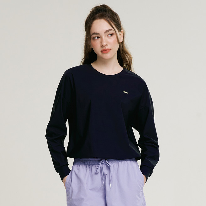 레이지비 여성용 에어파스텔 스트링 루즈핏 롱 슬리브