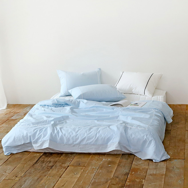 누블 시원한 미드나잇 스퀘어 호텔 고밀도 냉감 쿨 아이스 이불베개 세트