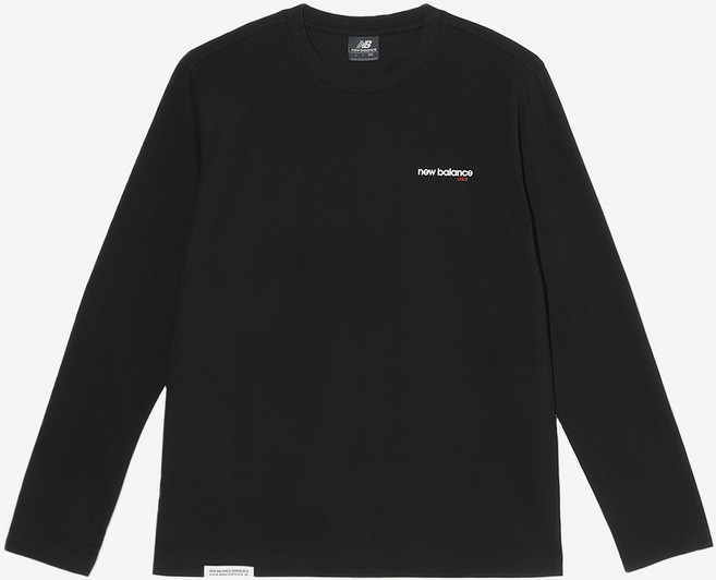 뉴발란스 남녀공용 UNI 에센셜 등판 빅로고 긴팔 티셔츠 NBNDEB3003