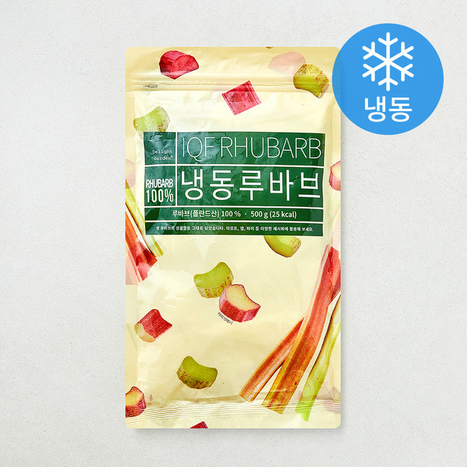 딜라잇가든 루바브 (냉동), 1개, 500g