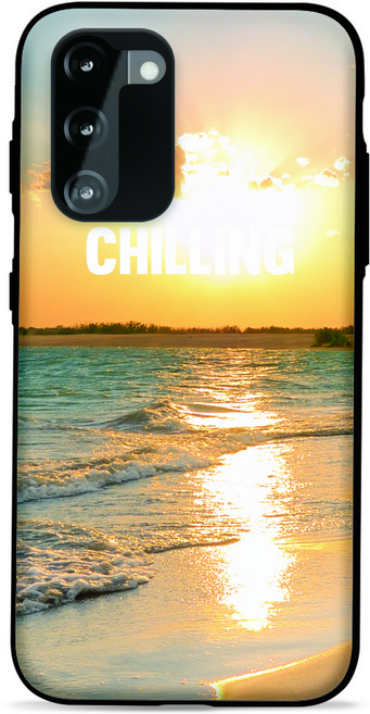 누아트 노을 달빛 디자인 도어 범퍼 휴대폰 케이스