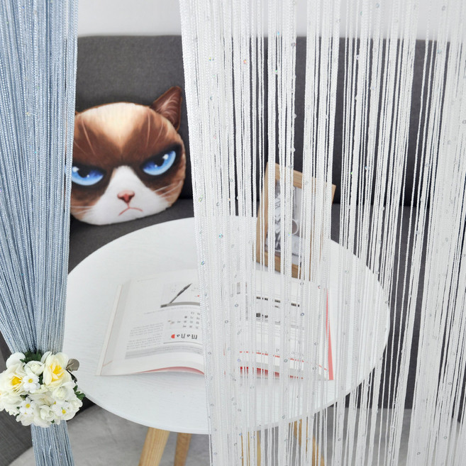 아라크네 스팽글 실커튼, 화이트