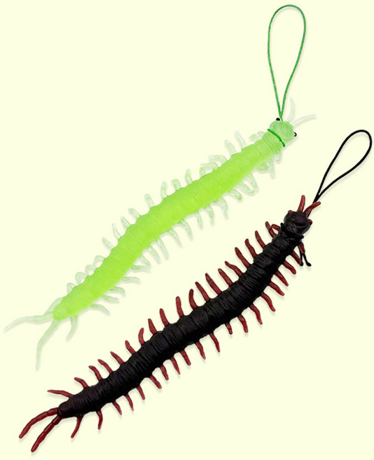 펫모닝 고양이 말랑지네 리필 2종 세트, 갈색 + 형광, 1세트