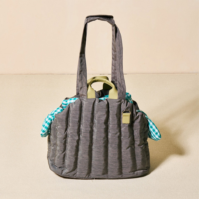 레드퍼피 강아지 코스크 이동가방, 그레이, 1개