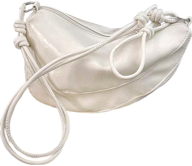 MDMS 柔軟月牙包, 白色