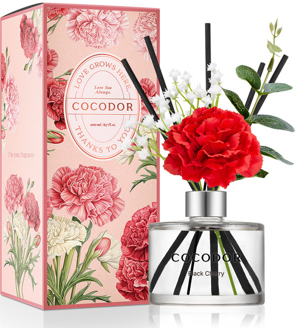 코코도르 카네이션 디퓨저 200ml, 블랙체리, 1개